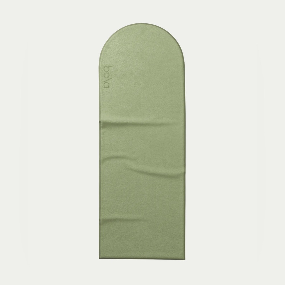 Bala Green Yoga towel mat + Bala balance blocks & bala ball